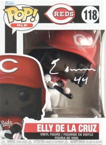Elly De La Cruz #44 Signed Cincinnati Reds #118 Funko Pop! Vinyl Figur Beckett - Bild 1 von 4
