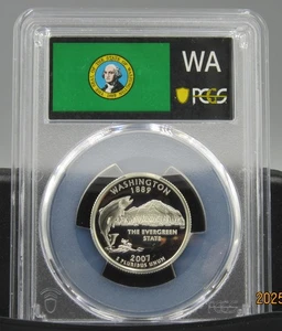 2007 S Washington Silver PCGS PR 70 DCAM - Picture 1 of 4