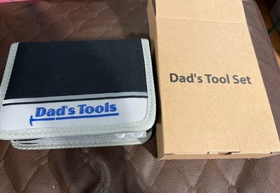 Dad’s Tools Set 14pc Household Handyman Kit w/ Torch, Pliers, Screwdriver Bits - image 1 of 3