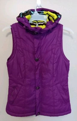 Burton Dry Ride женщин полный молнии капюшон сноуборда зима без меха куртка жилет размер M - Изображение 1 из 4