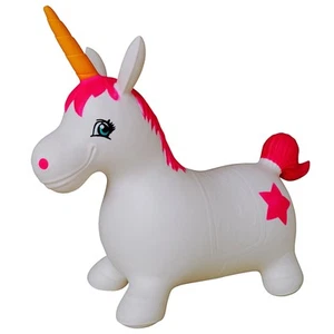Gorila AppleRound Unicorn con bomba manual, tolva espacial inflable, paseo en B... - Imagen 1 de 6