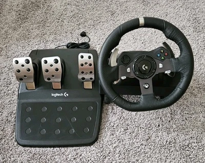 Logitech G920 Driving Force Racing Wheel & Pedals Xbox Series X, S, One PC / MAC - Image 1 of 4