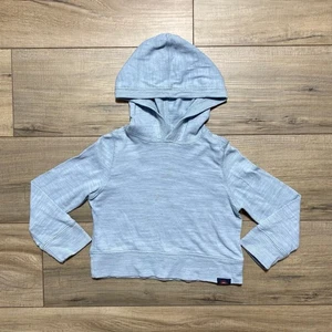 Faherty Boys Sunwashed Slub Hoodie Size 2T Light Blue 100% Organic Cotton - Picture 1 of 10