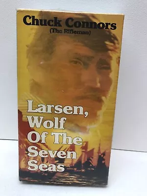 Larsen, Wolf Of The Seven Seas Adventure VHS 1975 Chuck Connors Sealed - Image 1 of 4