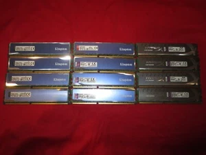 Lot of 12pcs Kingston hyperX 8GB PC3-12800 DDR3-1600Mhz Udimm Memory - Picture 1 of 4