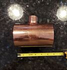3x3x1 In. Copper Tee Pipe Fitting WROT CxCxC NIBCO 611R 9106950 3x3x1 Copper Tee