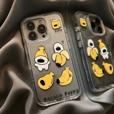 Case For iPhone 16 Pro Max 15 14 13 12 11 XS 7 8 Funny Pattern Clear Phone Cover - Image 1 of 3