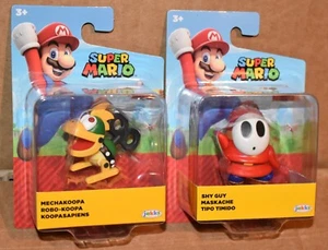 Figura Super Mario MECHAKOOPA & RED SHY GUY 2.5" pulgadas NUEVO - Imagen 1 de 6