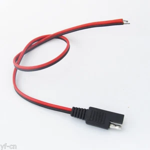 1pc 50cm/0.5M SAE DC Power Automotive DIY Cable 18AWG Wire Red + Black - Picture 1 of 4