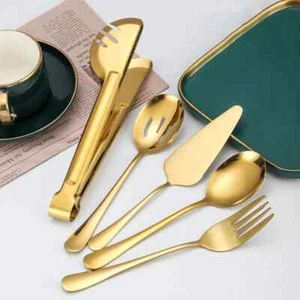 5/6pcs Colander Serving Spoon Communal Tableware Set Suitable for Family Dinners - Foto 1 di 20