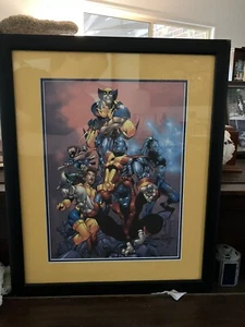 Marvel X-Men Print 1998 - Genuine, Professionally Framed - Bild 1 von 6