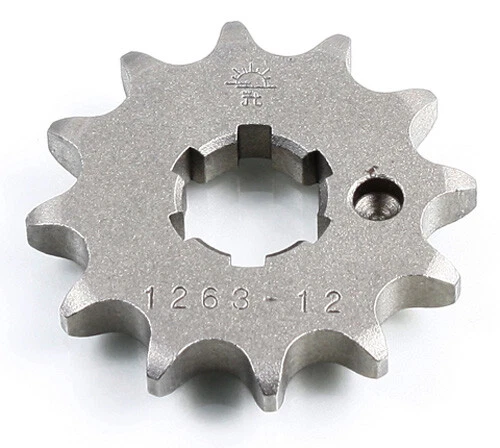 JT 1980 CT110 Honda FRONT CS SPROCKET STEEL 12T-428 HON/KAW/RJU/SUZ/YAM JTF12 NE - Image 1 of 1