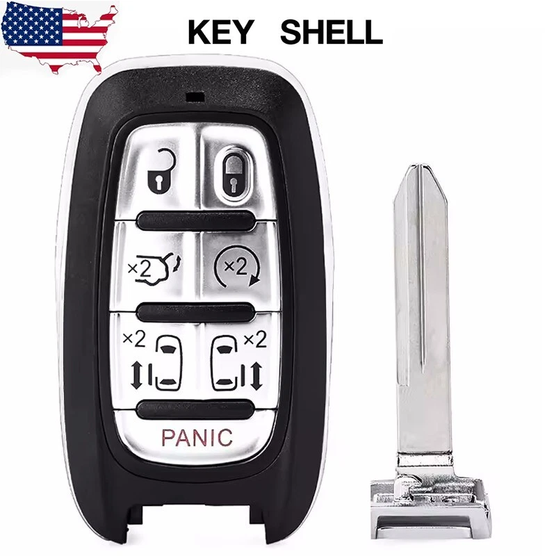 Remote Key shell Case Fob for Chrysler Pacifica Voyager 2017-2022 M3N-97395900 Foto 1 de 1