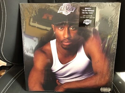 2PAC KILLUMINATI THE 7 DAY THEORY LA KINGS EDITION SILVER VINYL TUPAC DAMAGED - Image 1 of 4