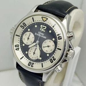Daniel Jean Richard Chronoscope Automatic Cal.2824-2 Chronograph 25020 Watch - Picture 1 of 12