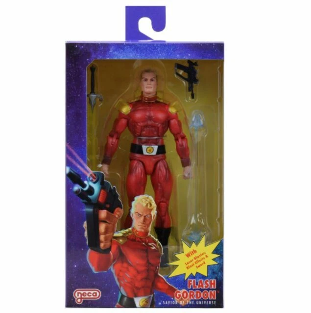 NECA 2021 Defenders of The Earth 02 Flash Gordon 7 inch Action Figure