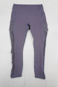 Fabletics Powerhold Leggings Womens Small Gray Yoga Pants Gym Casual Stretch - Picture 1 of 6
