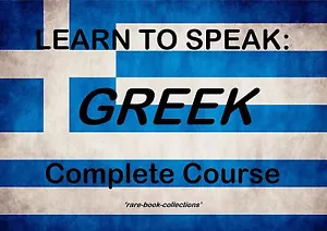 LEARN GREEK FAST - SPOKEN LANGUAGE COURSE - 23 HRS AUDIO MP3 & 3 BOOKS ON USB - Picture 1 of 1