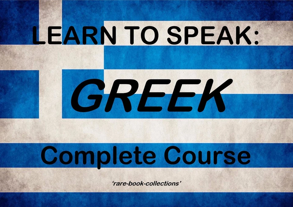 LEARN GREEK FAST - SPOKEN LANGUAGE COURSE - 23 HRS AUDIO MP3 & 3 BOOKS ON USB - Image 1 of 1