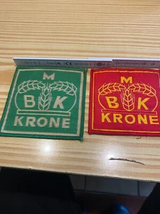 Krone Aufnäher Stoff  Landmaschinen - Bild 1 von 5