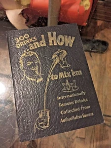 1933 1st ED. - NEAR MINT RARE "300 Drinks And How To Mix’em" MIXOLOGY BARTENDING - Picture 1 of 10