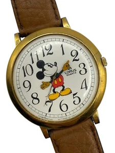 Disney Lorus Mickey Mouse Watch Large Face & Numbers New Battery - Picture 1 of 10