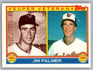 1983 Topps Jim Palmer Super Veteran Baseball Card #491 NM-Mint - Picture 1 of 2