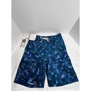 Goodfellow & Co Men's Tropical Blue board shorts 9" inseam At Knee - Size Small - Picture 1 of 2