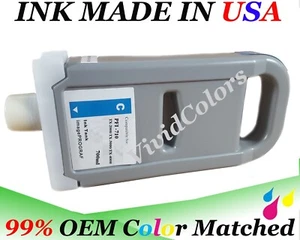 Compatible ink Cartridge Canon PFI-710 ipf TX-2000 TX-3000 TX-3100 TX-4000 Cyan - Picture 1 of 3