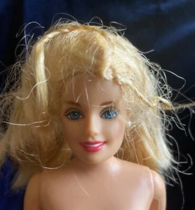 Barbie 1966/1999 China ~ Blonde Braids Blue Eyes Twists w/White Pant #56 - Picture 1 of 5