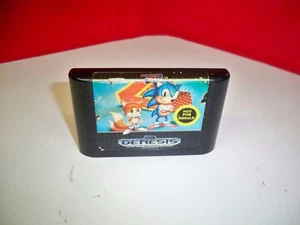 Sonic The Hedgehog 2 Sega Genesis (670-2479-01) 16 Bit Game Cartridge **LESEN** - Bild 1 von 1