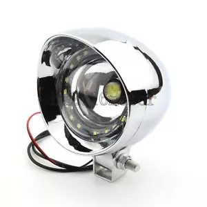 Universal Motorcycle Driving Passing Front Fog Angel Head Lamp LED Light - Foto 1 di 9