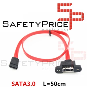 Cable de extensión SATA 7P macho a hembra panel montaje 50 cm A-18 - Imagen 1 de 1