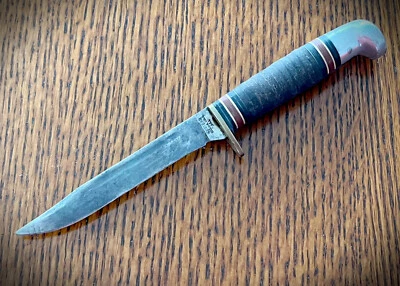 Vintage Collector Western Fixed Blade Hunting Knife - Bolder CO - 8” Overall - Image 1 of 4