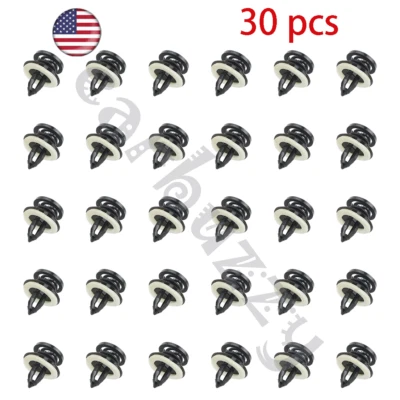 30PCS Trim Panel Retainer Clips with Sealer Fits Volkswagen 8E0-868-243 New USA - Image 1 of 4