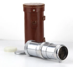 Lens Carl Zeiss Jena Triotar 135 mm f/4 Telephoto Red T Mount M42 Germany - Picture 1 of 7