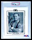 Wwe Nwo Curt Hennig Mr Perfetto Firmata a Mano Promo Foto Incapsulato Con PSA