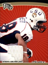 2008 Topps Rookie Progression Game Worn Jerseys Gold #JH Jacob Hester /99 