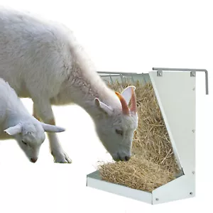 For Livestock Calf Horse Goat Sheep Cow Hang-on Rustproof Steel Hay Feeder Rack - Picture 1 of 15