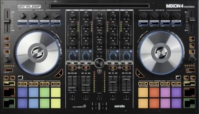 RELOOP MIXON4 DJ Controller iOS Android Compatible Multicolor Very Good - Image 1 of 4