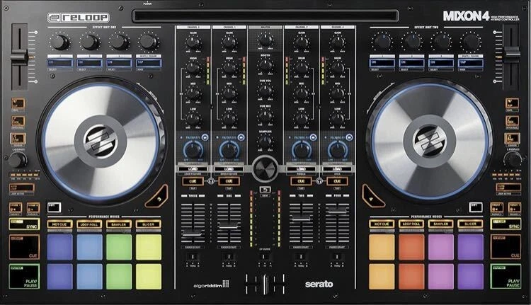 RELOOP MIXON4 DJ Controller iOS Android Compatible Multicolor Very Good - Image 1 of 4