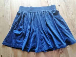 H&M Rock Jersy A-Linie Gr. M 40 42 Falten blau Gummizug kurz - Bild 1 von 5