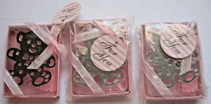 Baby Bear Bookmark Pink Ribbon Lot of 3 Fashion Craft New  - Bild 1 von 7