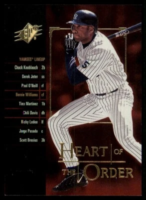 2000 SPx Heart of the Order #H1 Bernie Williams - Image 1 of 2
