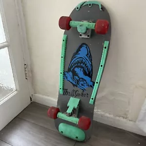 Thrill Seeker Graphic Skateboard Shark Vintage Rare Retro Collectible - Picture 1 of 4