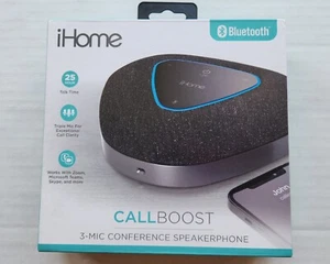 Altavoz de conferencia iHome Call Boost 3 micrófonos - Bluetooth - 25 horas de tiempo de conversación - Imagen 1 de 6