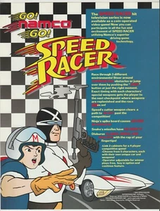 Speed Racer Arcade Game 1995 Flyer Anime Mach Five Racer X Namco - Picture 1 of 2