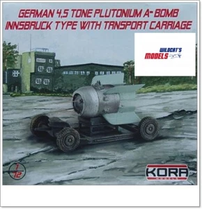 Bomba atómica alemana tipo Innsbruck - Kit modelo resina, KPK72209, MODELOS KORA, 1:72 - Imagen 1 de 1