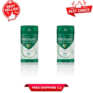 Mitchum Men Natural Power Deodorant Stick, Cedarwood Scent, 2.7 oz. - Pack of 2 - Picture 1 of 12