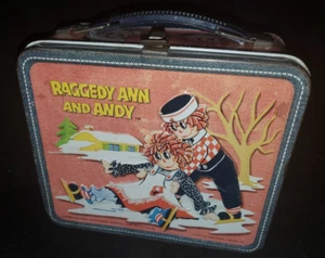 1973 Vintage RAGGEDY ANN & ANDY METAL LUNCH BOX - no Thermos / Aladdin - Picture 1 of 7